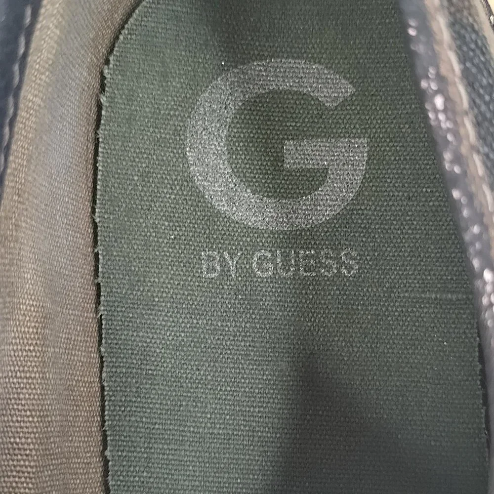 G by GUESS Camo Metallic Bronze Sneakers Decorative Zipper Women US 8.5M - Picture 8 of 10